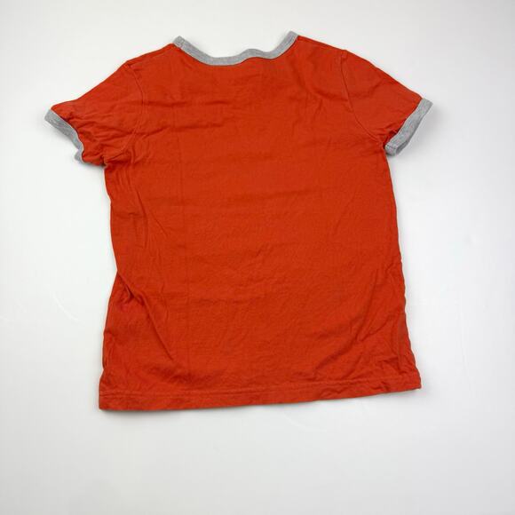 Mini Boden Orange Soccer Appliqué Tee - Picture 5 of 5